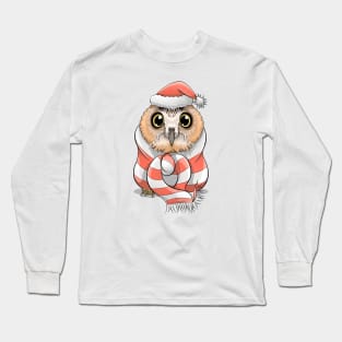 Christmas Owl Long Sleeve T-Shirt